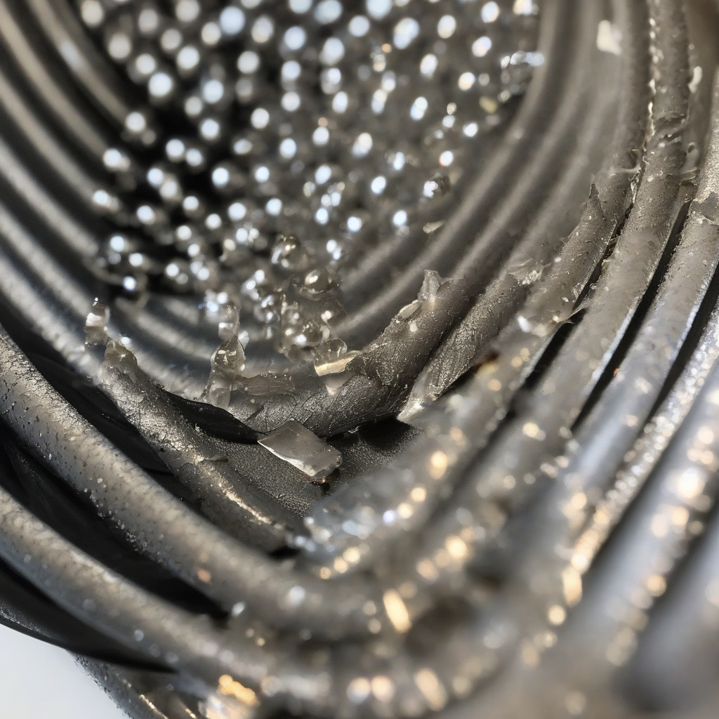 Cracked vacuum line causing idle problems