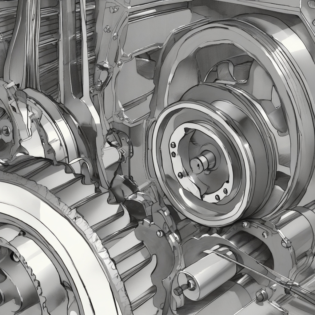 Checking engine components after rattling noise