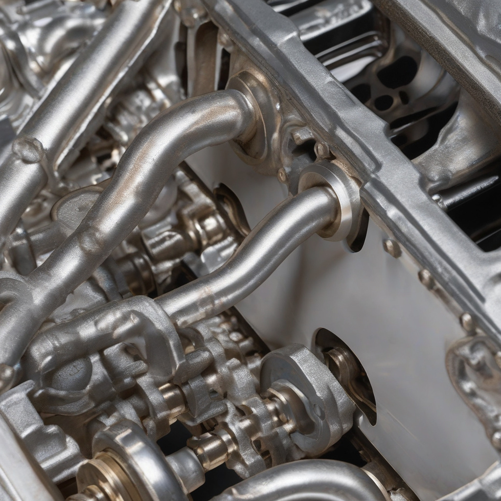 Inspecting engine gaskets and seals for oil leaks Close-up of engine seals and gaskets during troubleshooting