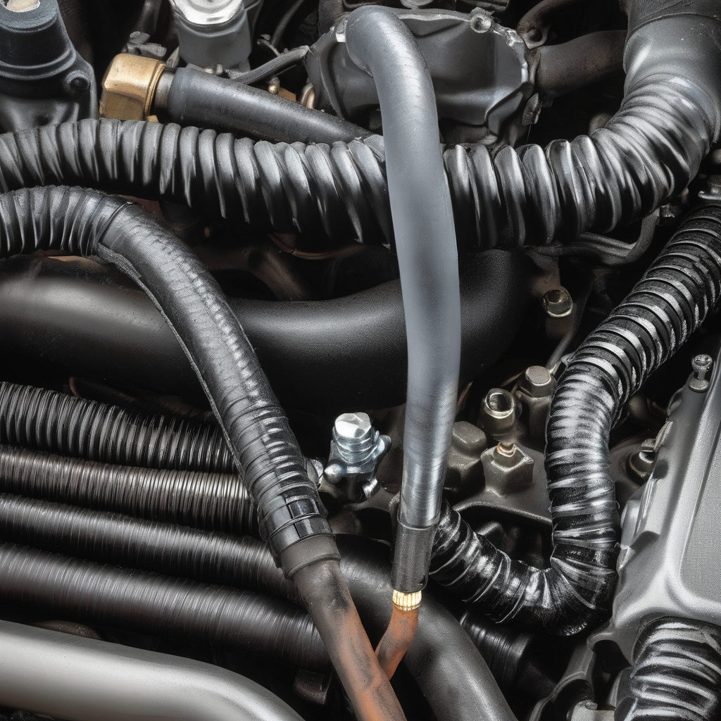 Driver checking oil level after noticing burning oil scent Checking oil level after smelling burning oil near engine