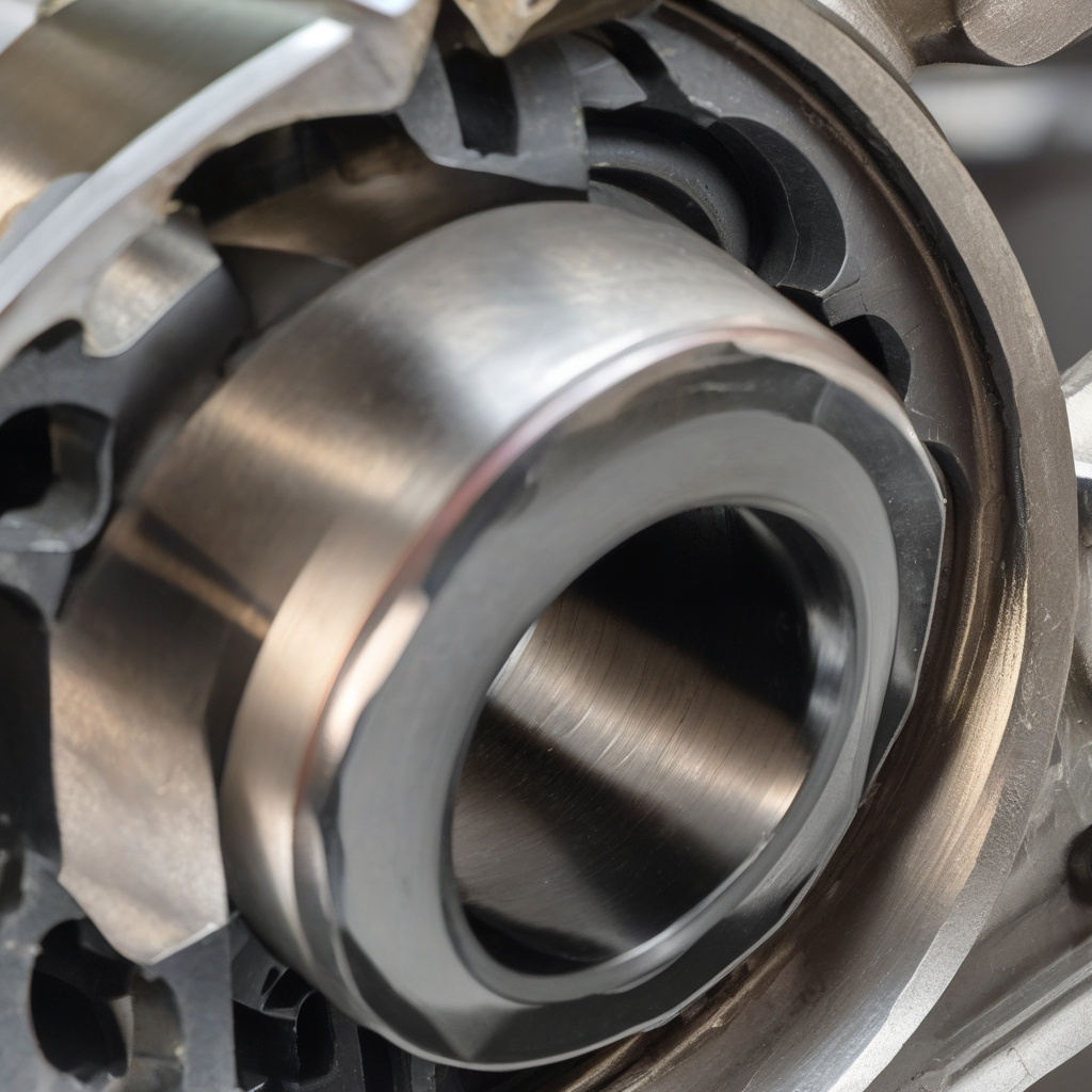 Service technician diagnosing engine oil leaks in a workshop