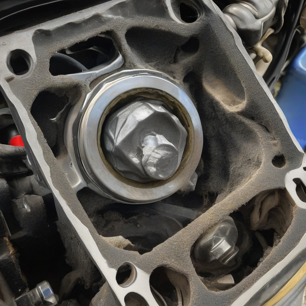 Mechanic listening for idle noises during car diagnostic