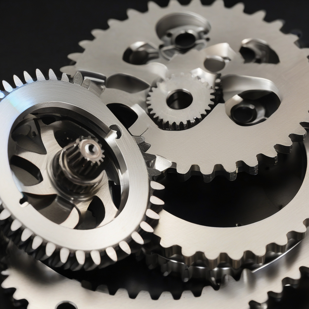 Mechanic using tools to inspect timing components after chain replacement