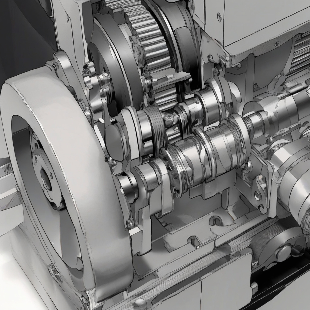 Mechaniker überprüft Riemen