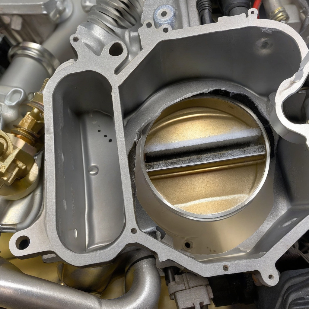 Comprehensive engine diagnostics Mechanic inspecting engine