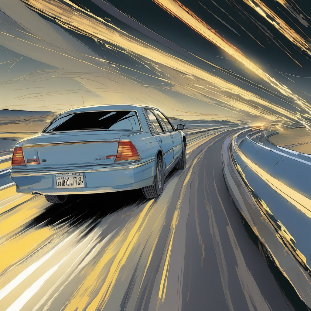 Dashboard tachometer indicating rising engine speed under load