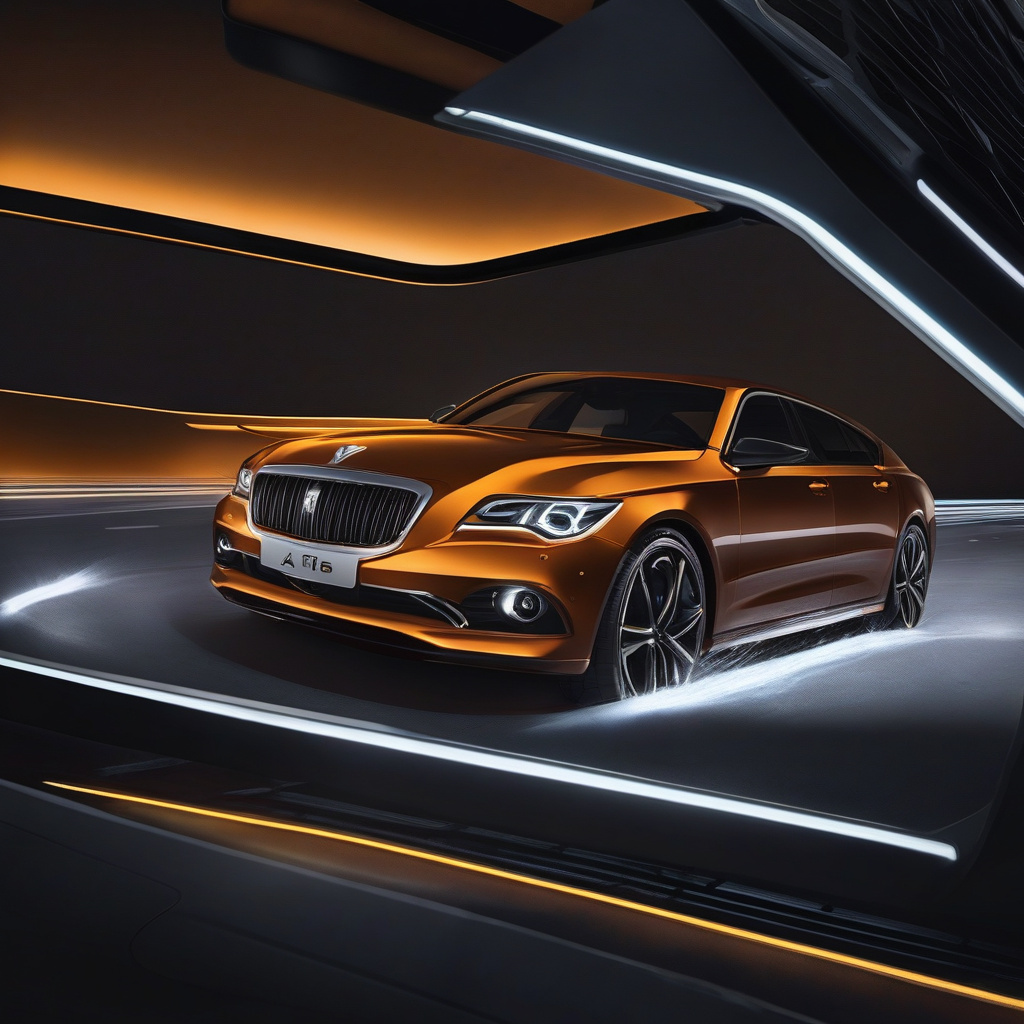 Vehicle dashboard with illuminated warning lights, including traction control