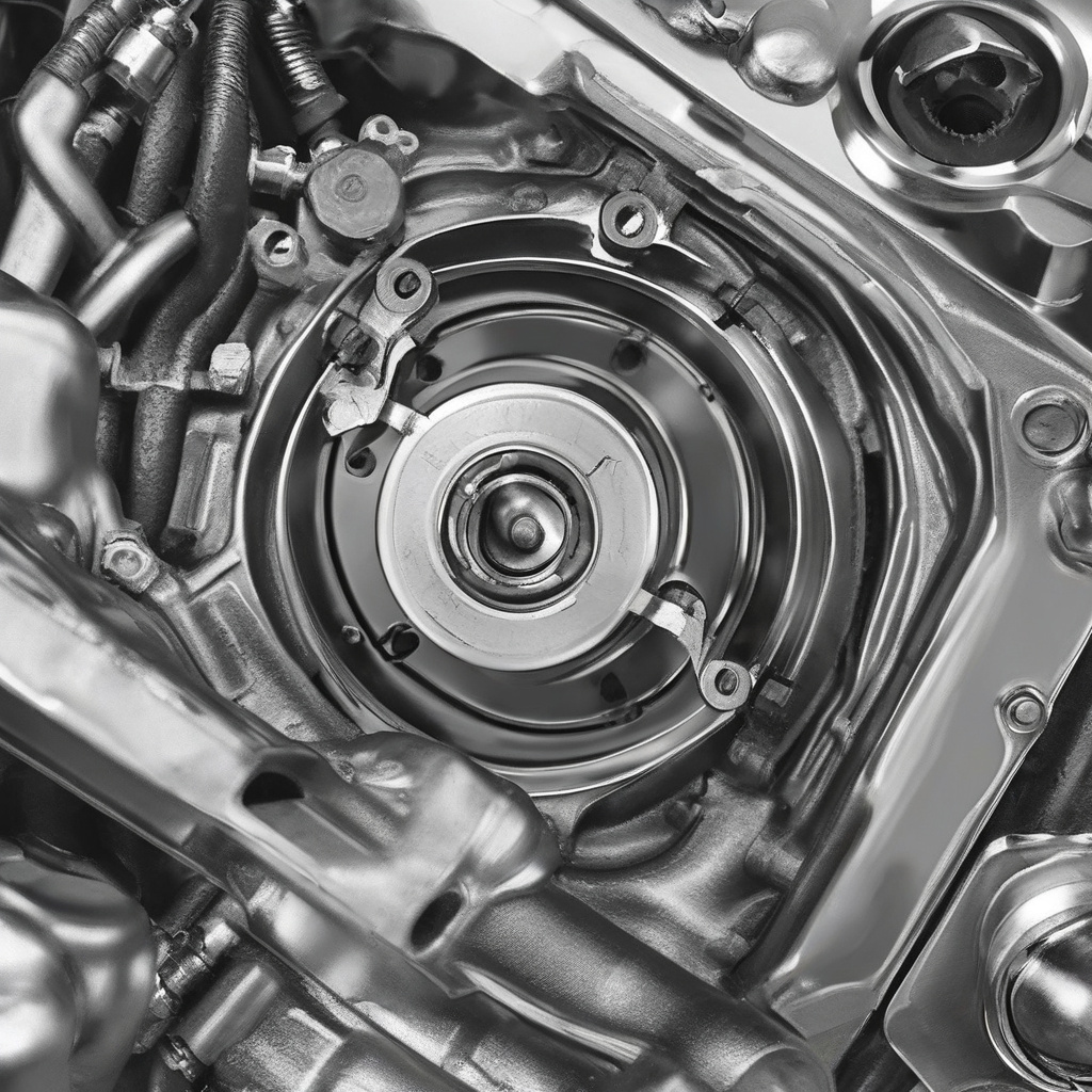 Modern mechanics inspecting traction control sensors