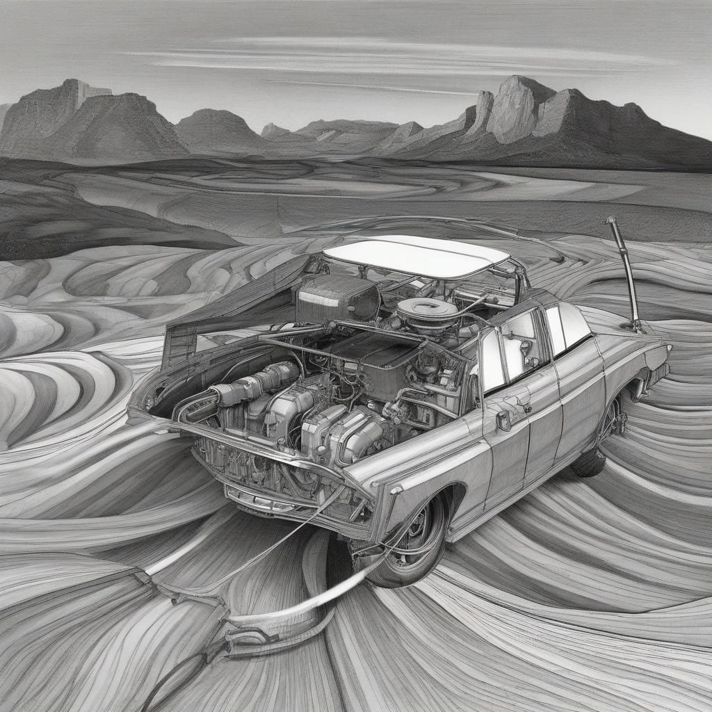 Electric steering system components exposed during repair