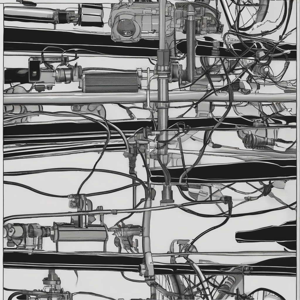 Car idling with hood open during diagnosis