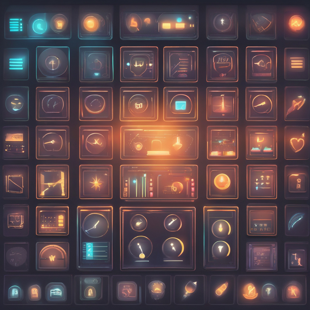 Illuminated dashboard warning lights regarding engine and brakes