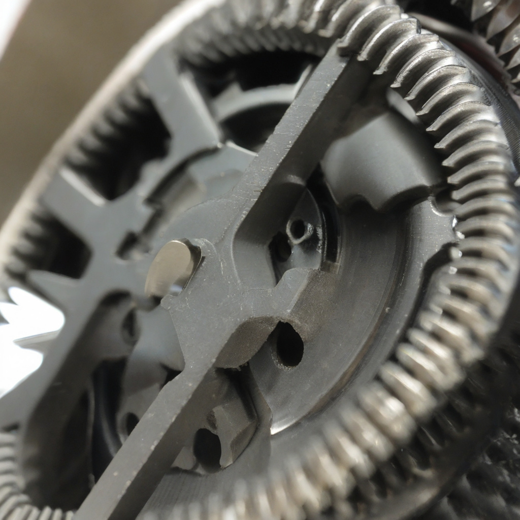 Workshop technician diagnosing a battery warning light