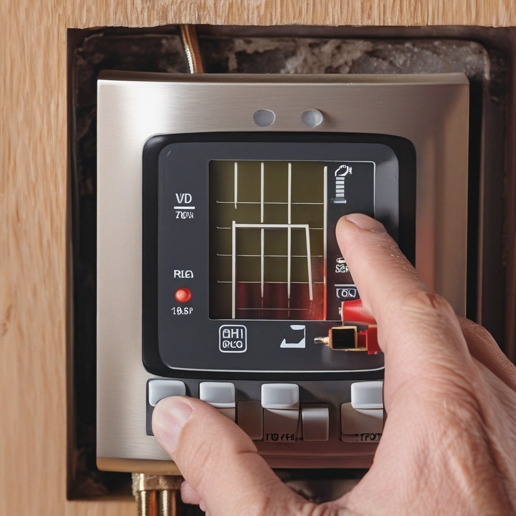 Motorist responding to an overheating warning with proper safety steps