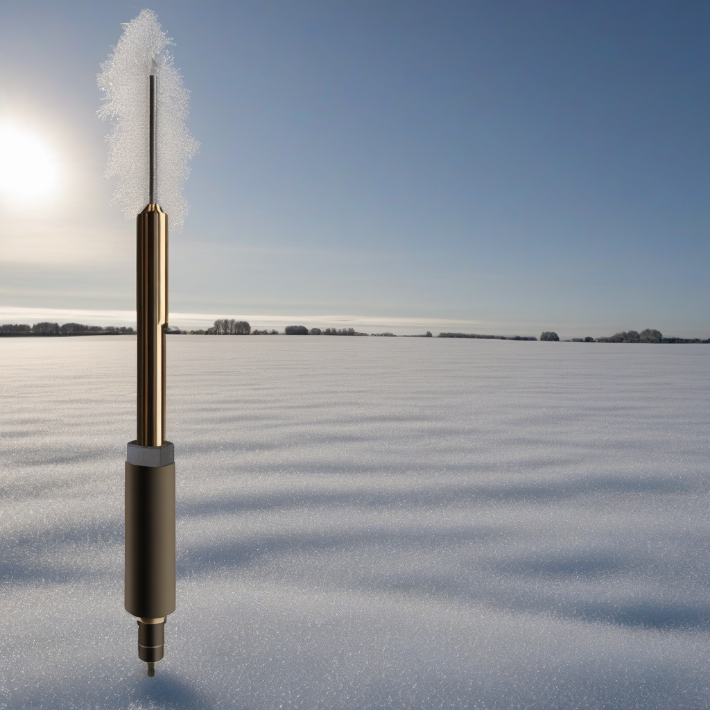 Workshop verification of temperature sensor for reliable winter warnings Mechanic inspecting a temperature sensor for dashboard accuracy