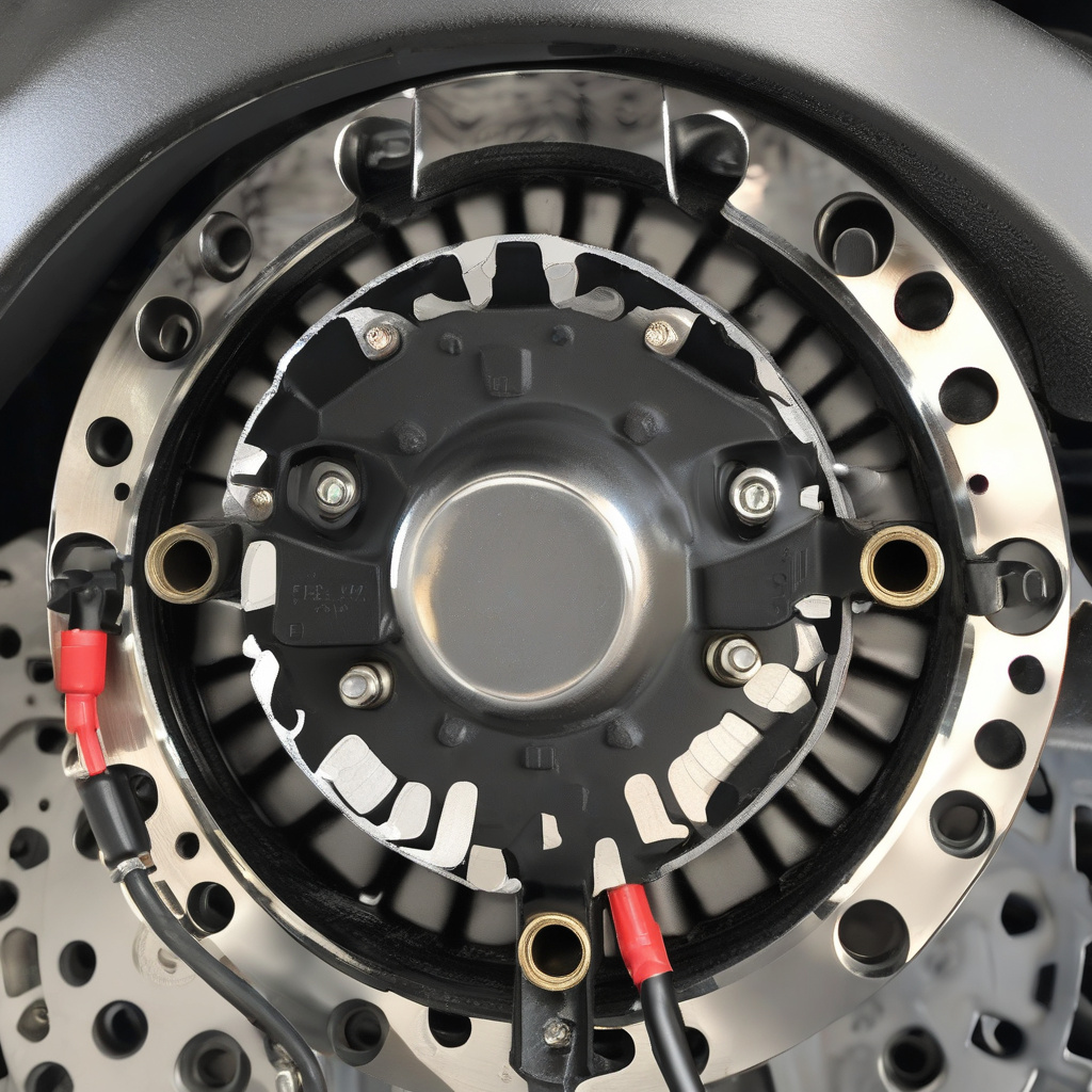 Car pulled over for diagnostics after warning triangle alert