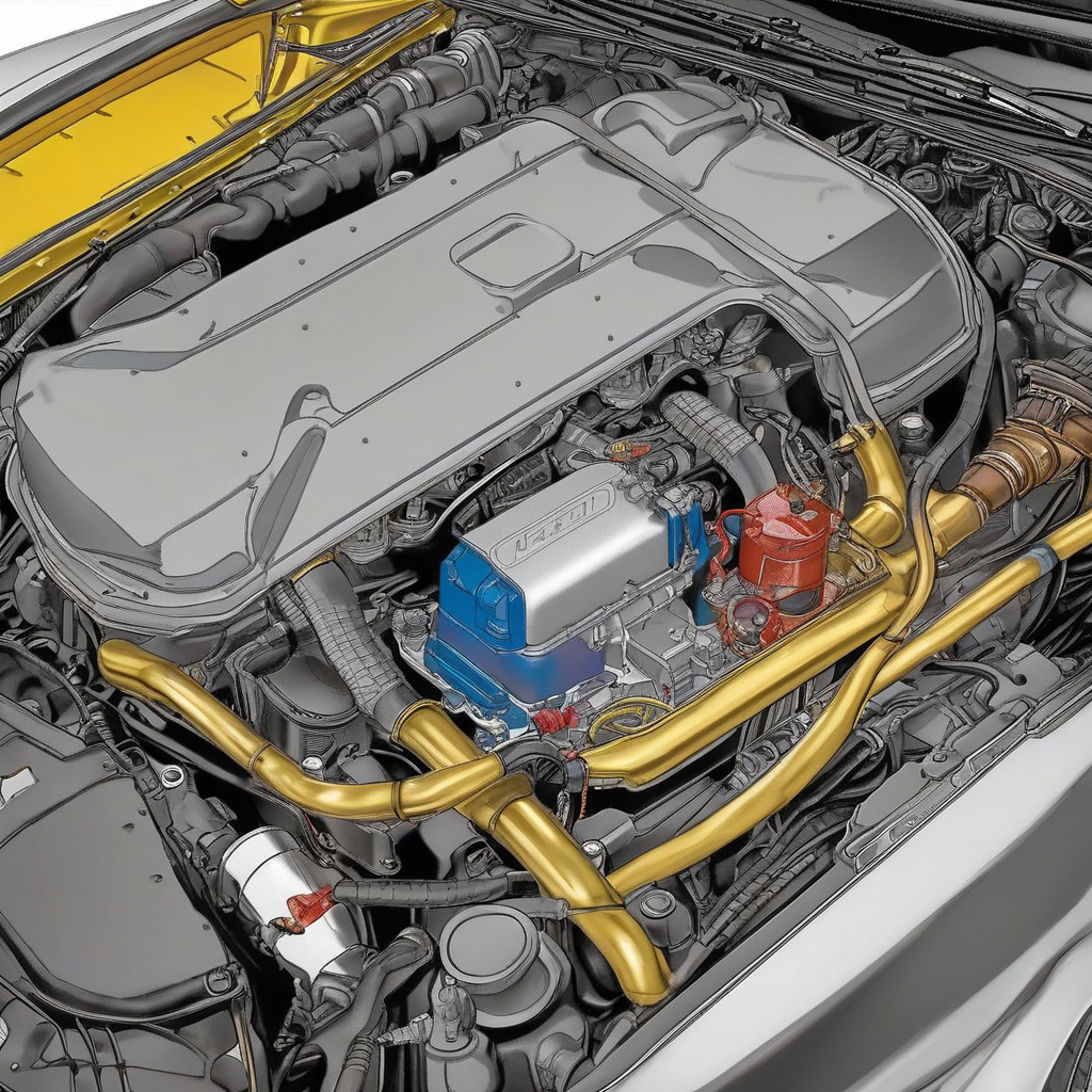 Engine and temperature warning during high-load driving